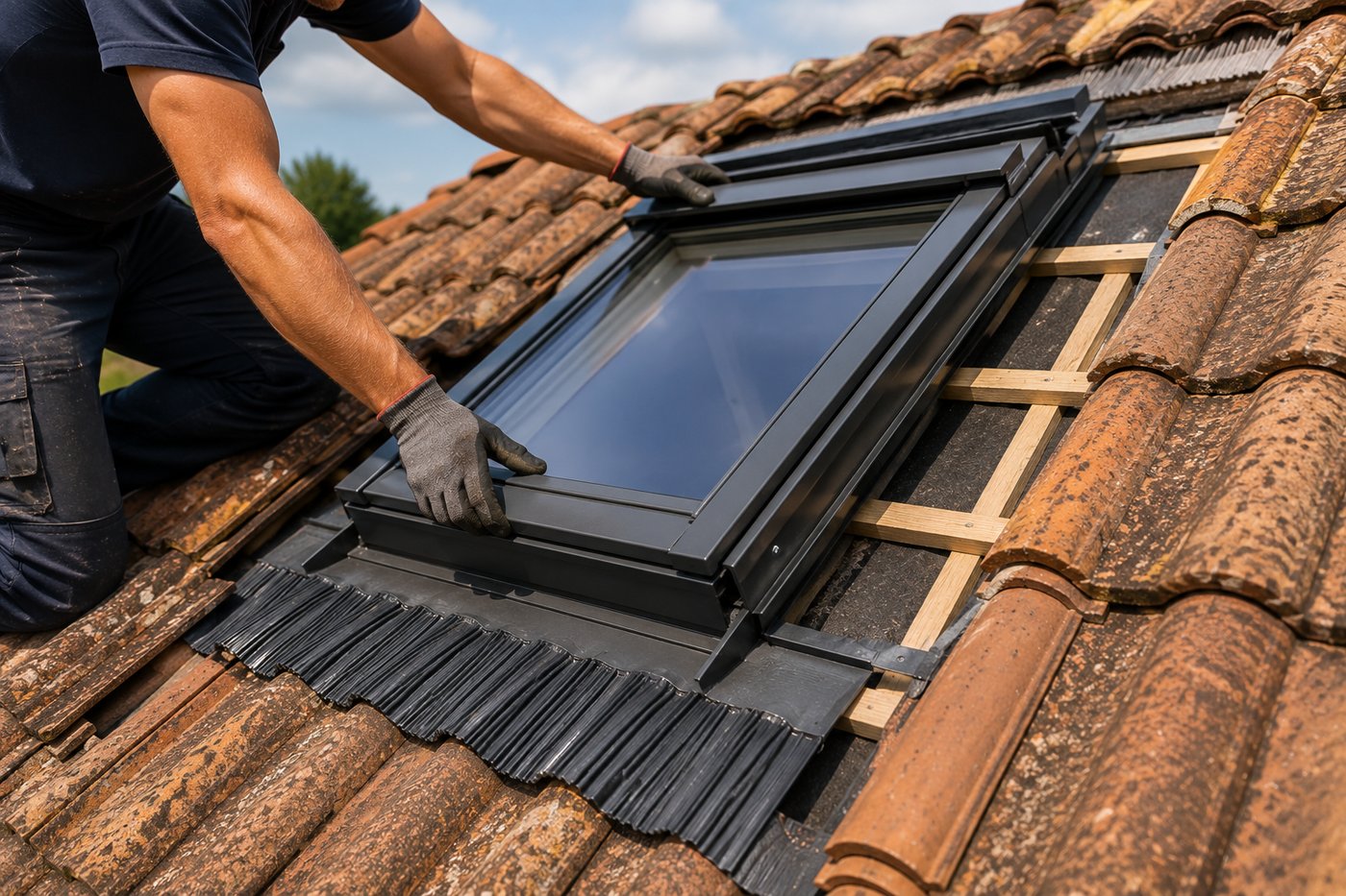Installation et remplacement de Velux — Stéphane Couverture Père et Fils, couvreur dans le Tarn